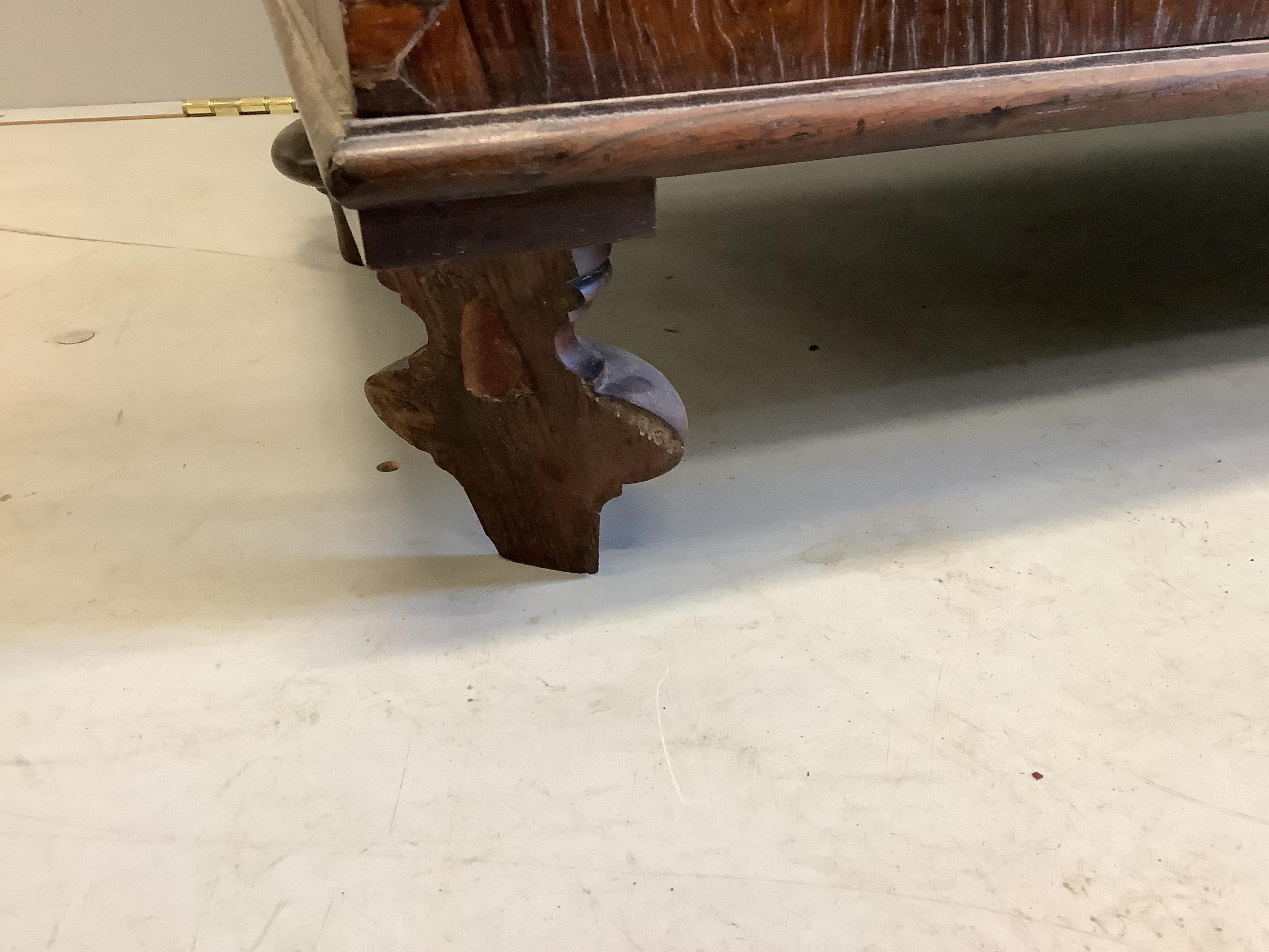 A Regency rosewood chiffonier, width 109cm, depth 42cm, height 155cm